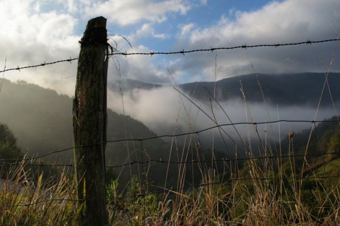 Nubes bajas en Ataun: foto en Ataun