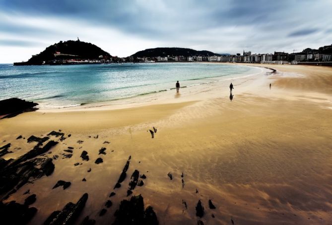 "Playa Concha": foto en Donostia-San Sebastián