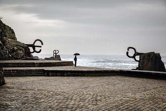 Peine de los vientos: foto en Donostia-San Sebastián