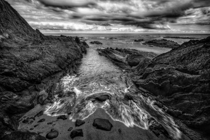 cielo y mar: foto en Mutriku cielo y mar: foto en Mutriku