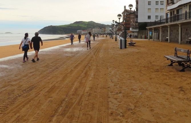 Mareas vivas: foto en Zarautz Mareas vivas: foto en Zarautz