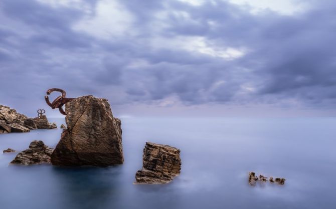 Peine de los Vientos: foto en Donostia-San Sebastián Peine de los Vientos: foto en Donostia-San Sebastián