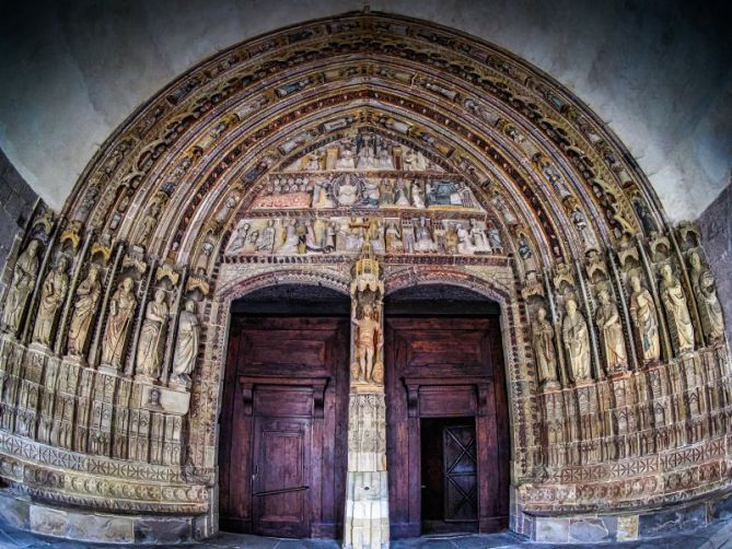 Pórtico de Santa María: foto en Deba Pórtico de Santa María: foto en Deba