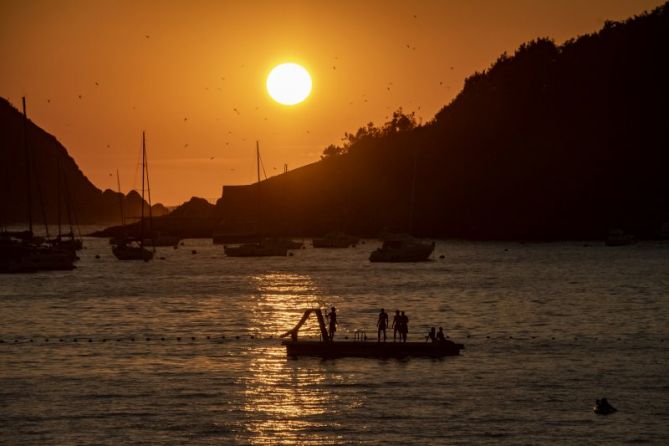 Siluetas: foto en Donostia-San Sebastián Siluetas: foto en Donostia-San Sebastián