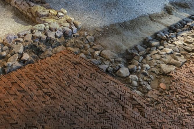 Termas Romanas de Oiasso: foto en Irun Termas Romanas de Oiasso: foto en Irun
