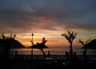 atardecer en la concha