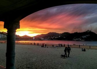 Atardecer  en diciembre 