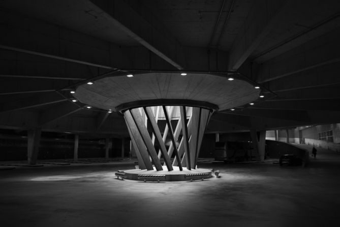 Sombras en la estación: foto en Donostia-San Sebastián