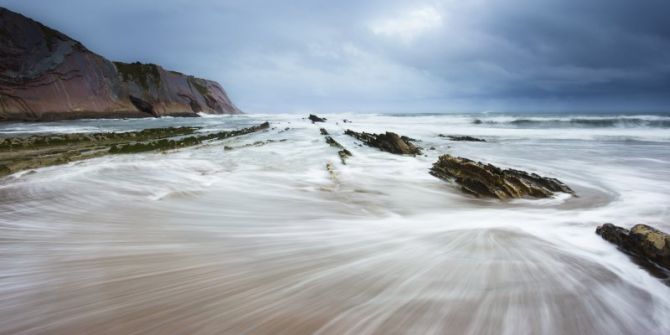 Abanico de seda: foto en Zumaia