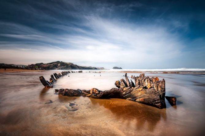 Adios Gustav: foto en Zarautz