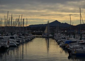 Amanecer en Hondarribia