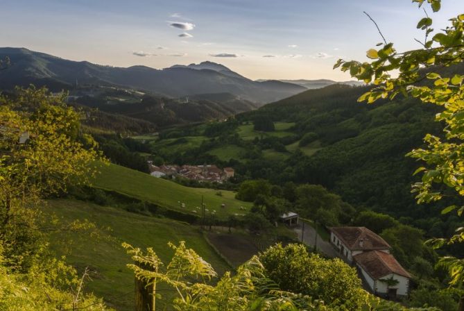 Amenecer salado: foto en Leintz-Gatzaga