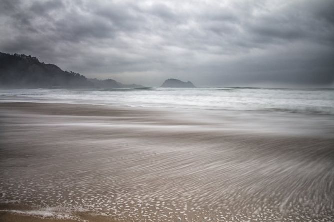 Aparra eta lainoa: foto en Zarautz