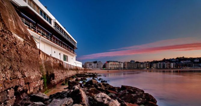 Atardece en la Concha 2: foto en Donostia-San Sebastián