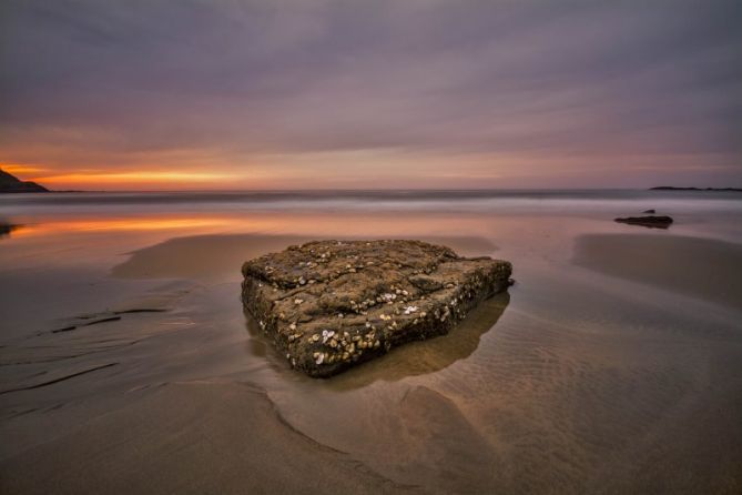 Atardece en Deba: foto en Deba