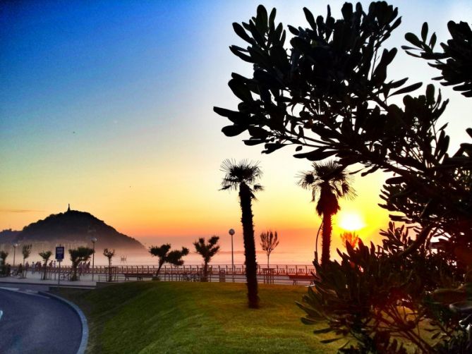 Atardecer: foto en Donostia-San Sebastián