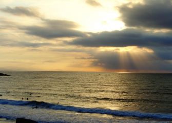 atardecer