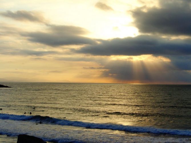 atardecer: foto en Donostia-San Sebastián