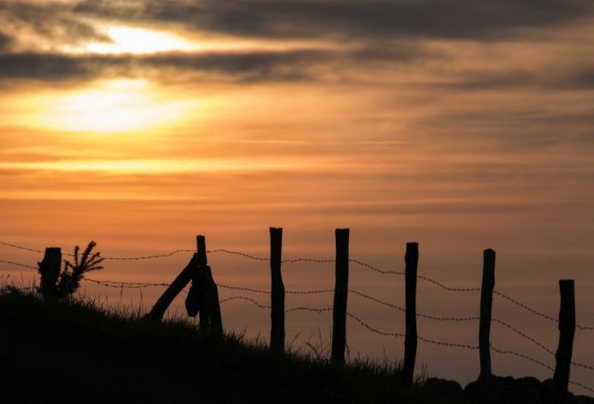 atardecer desde jaizkibel: foto en Hondarribia