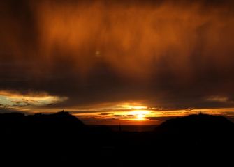 Atardecer desde Parque Ametzagaina