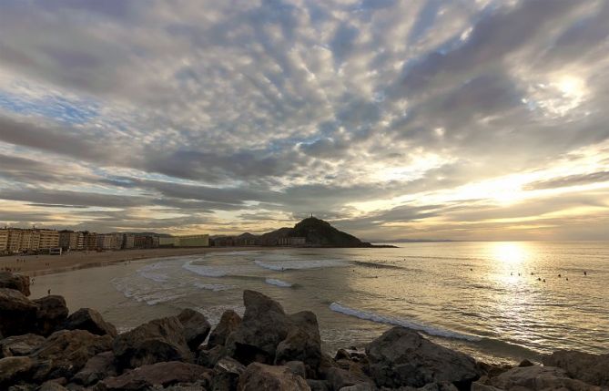 Atardecer desde Sagues: foto en Donostia-San Sebastián