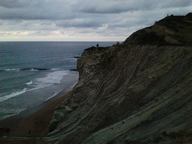 Atardecer en el Flysch: foto en Zumaia