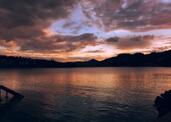 Un atardecer de película