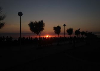 Atardecer en Sagües