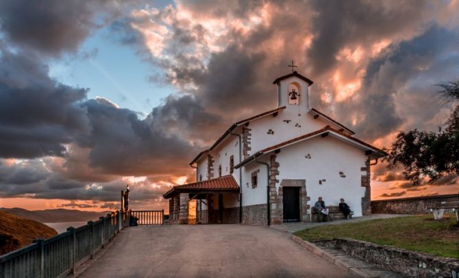 Atardecer San Telmo: foto en Zumaia