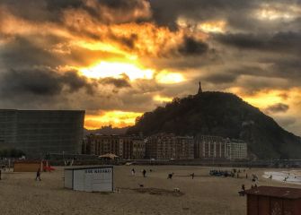 Atardecer en la Zurriola
