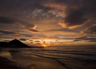 atardecer en la zurriola 2