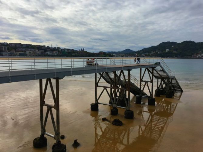 Bajamar: foto en Donostia-San Sebastián