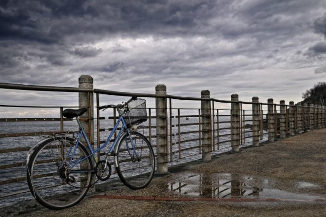 La bicicleta: foto en Donostia-San Sebastián