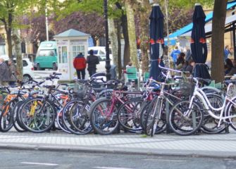 Bicicletas descansando