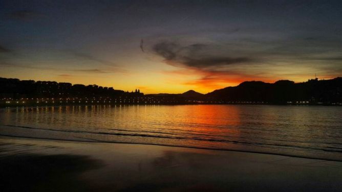 Buenas noches: foto en Donostia-San Sebastián