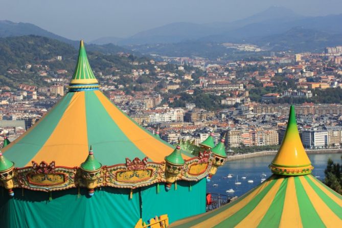 carpas desde igeldo: foto en Donostia-San Sebastián