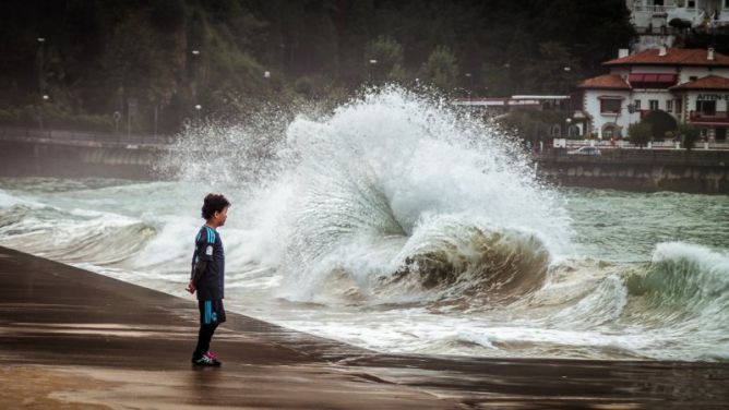 Contraola: foto en Zarautz