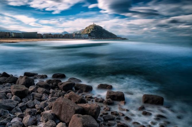 Desde el muro: foto en Donostia-San Sebastián