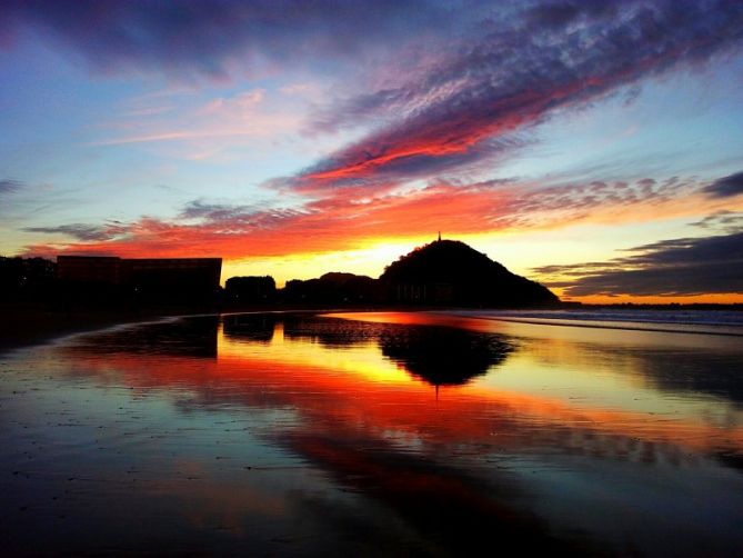 disfrutando del otoño: foto en Donostia-San Sebastián