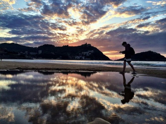 Doble paseo: foto en Donostia-San Sebastián