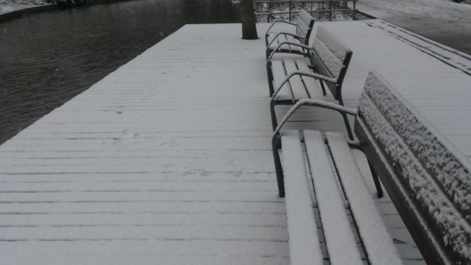 Donosti nevado: foto en Donostia-San Sebastián