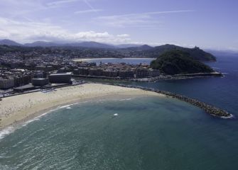Donostia a vista de Dron