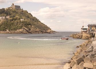 Estelas en el mar