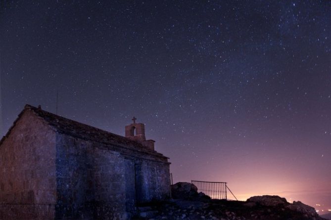 estrellas desde aizkorri: foto en Zegama