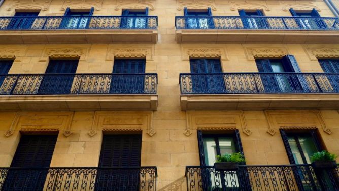 Fachada donostiarra: foto en Donostia-San Sebastián