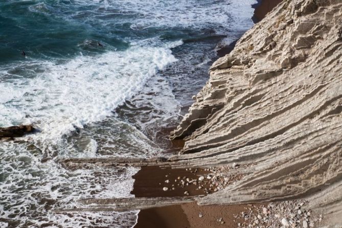 El Flysch en Zumaia: foto en Zumaia