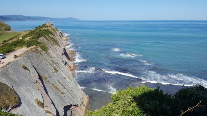 Flysch de Zumaia: foto en Zumaia