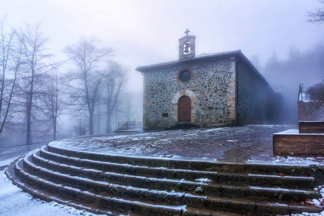 Invierno en Santa Barbara: foto en Urretxu