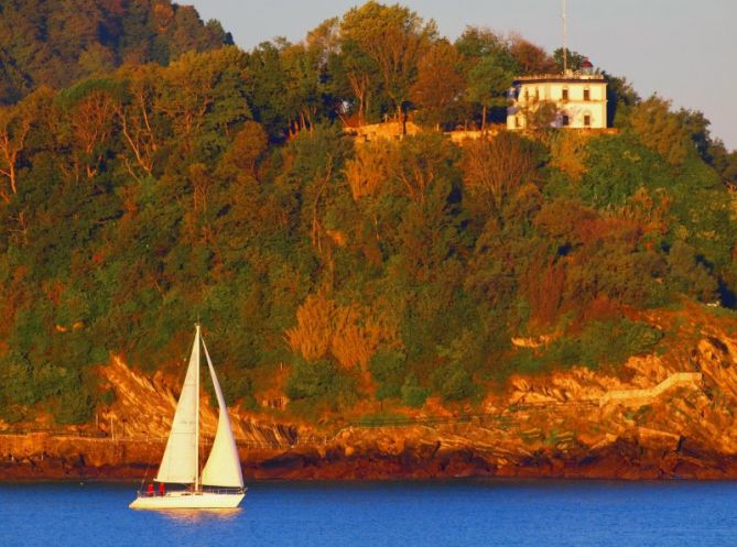 Isla Sta. Clara: foto en Donostia-San Sebastián