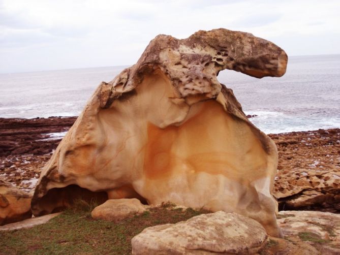 Jaizkibel geologia: foto en Hondarribia